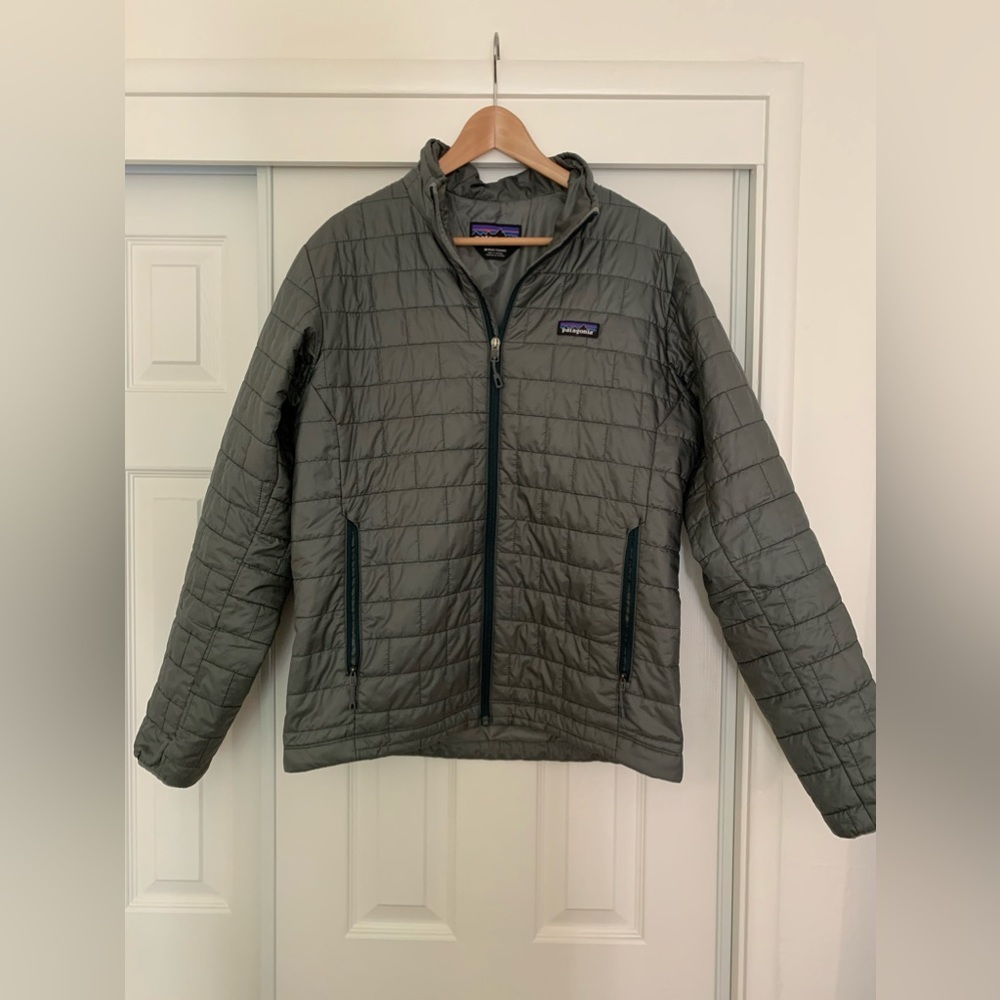 Men’s Grey Patagonia Nano Puff  Puffer M